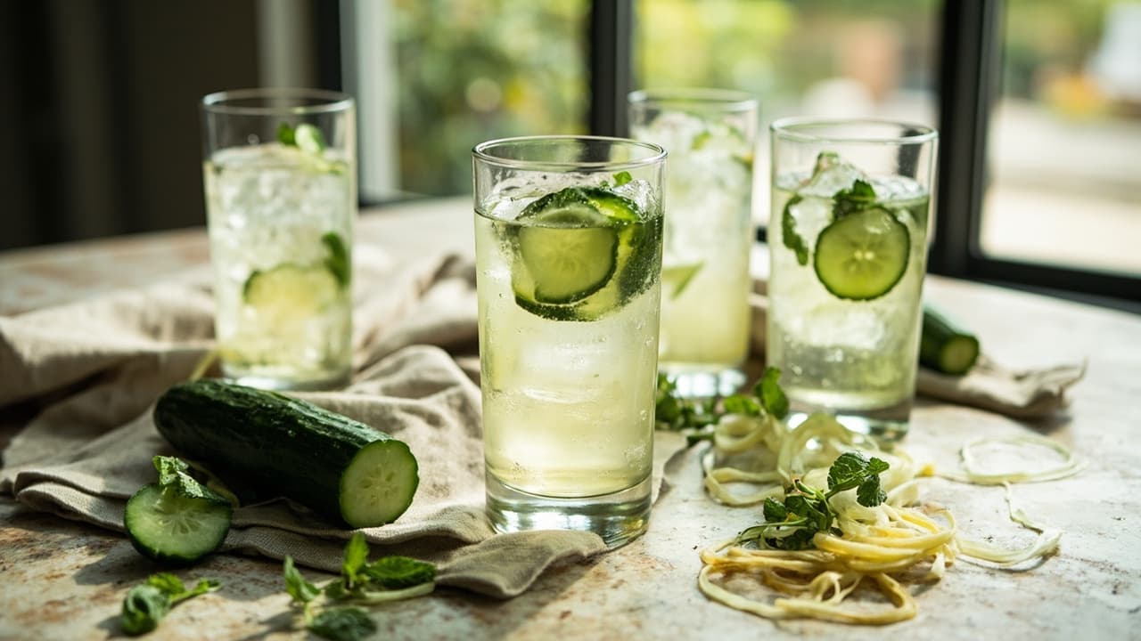 Cucumber & Mint Alkaline Spritz