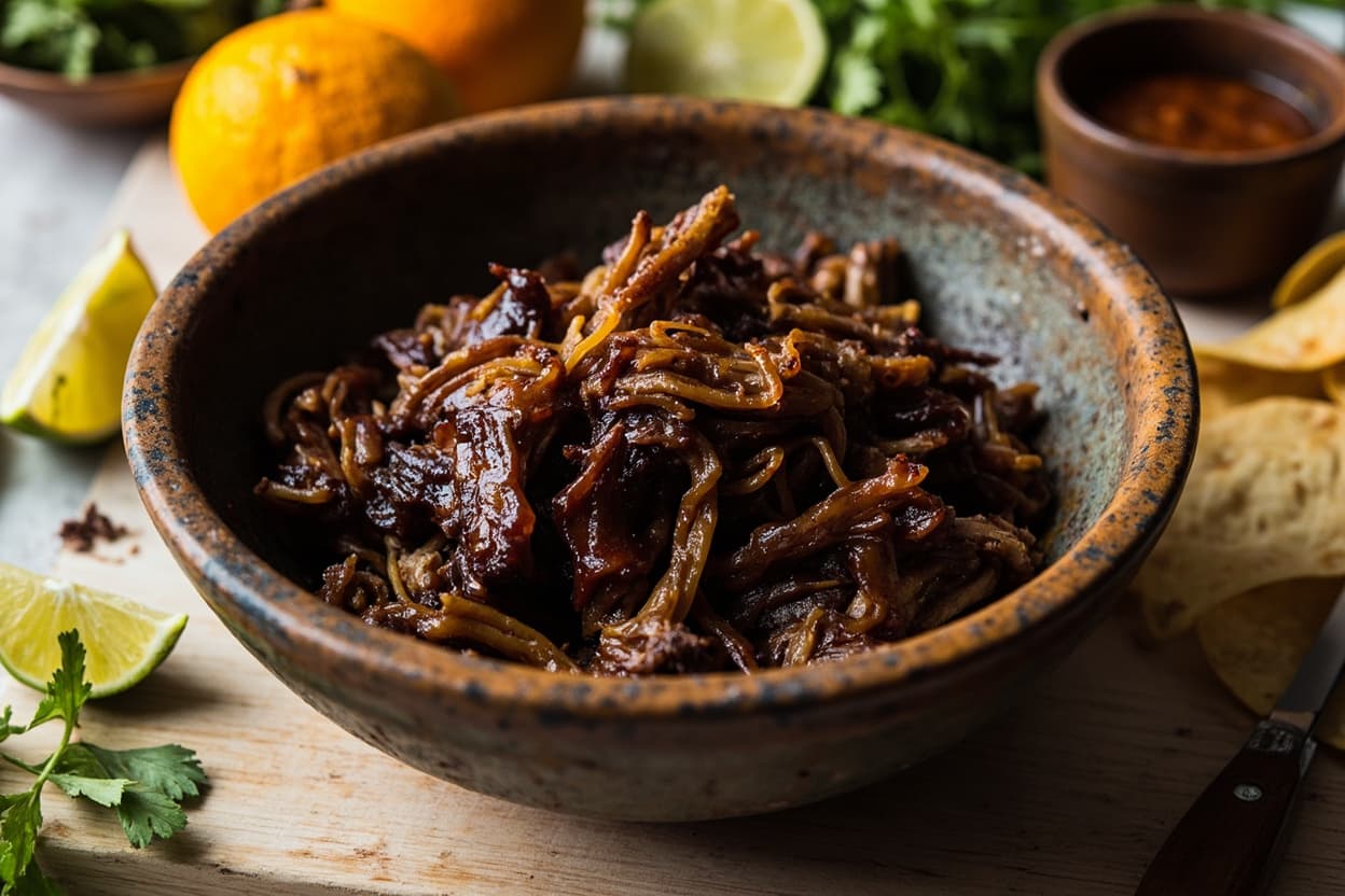 Dark Chocolate and Orange Pork Carnitas