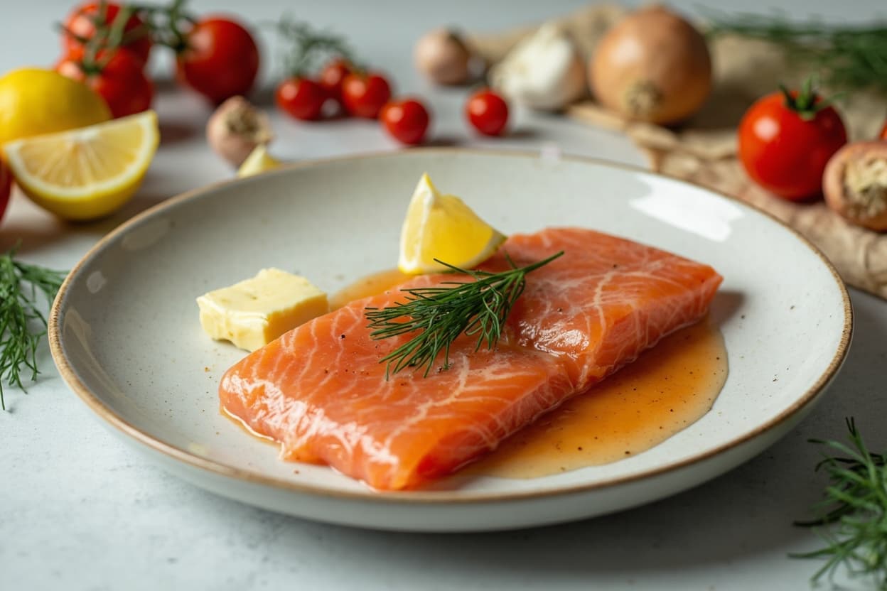 Dill-Cured Salmon with Lemon and Chives
