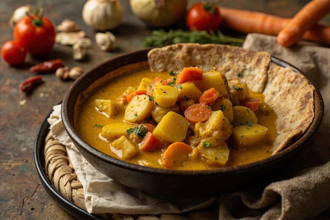 Dinich Wot Spiced Potato Stew