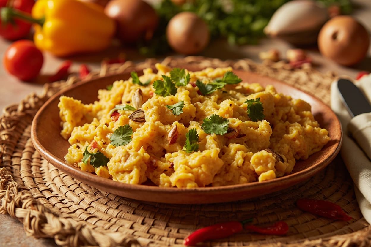 Enkulal Firfir Spiced Scrambled Eggs