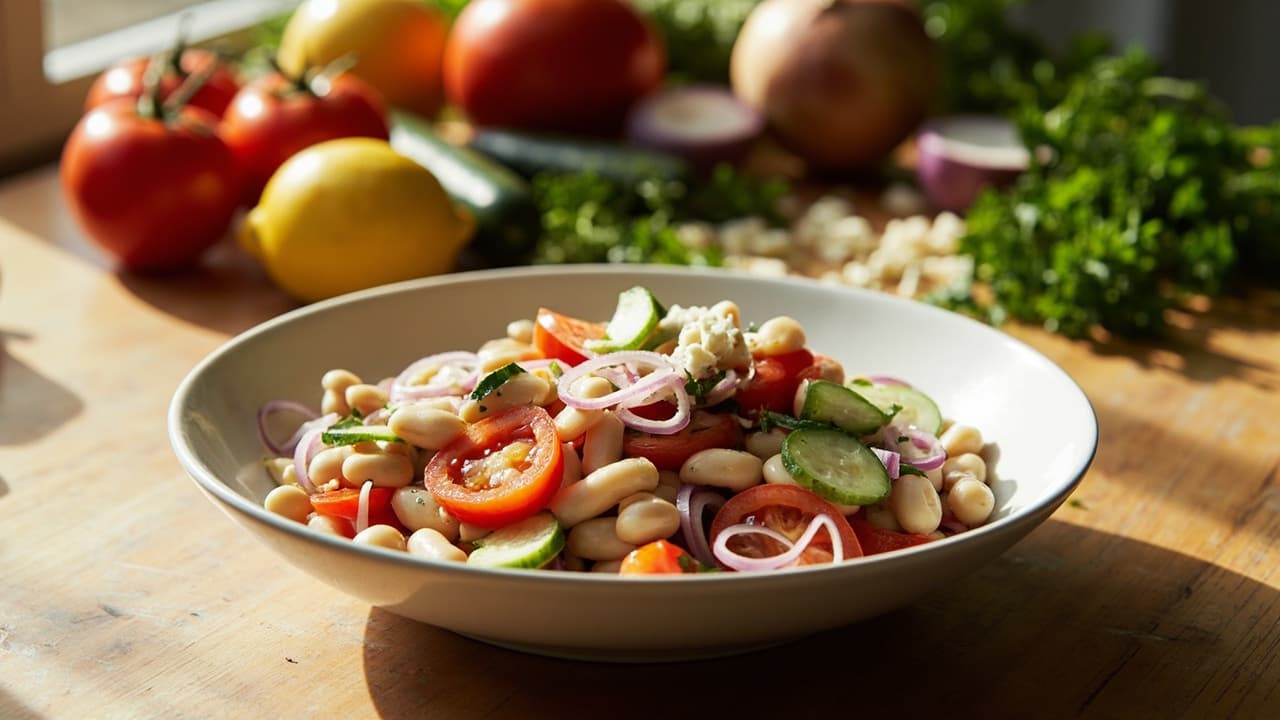Escape Route White Bean & Tomato Salad