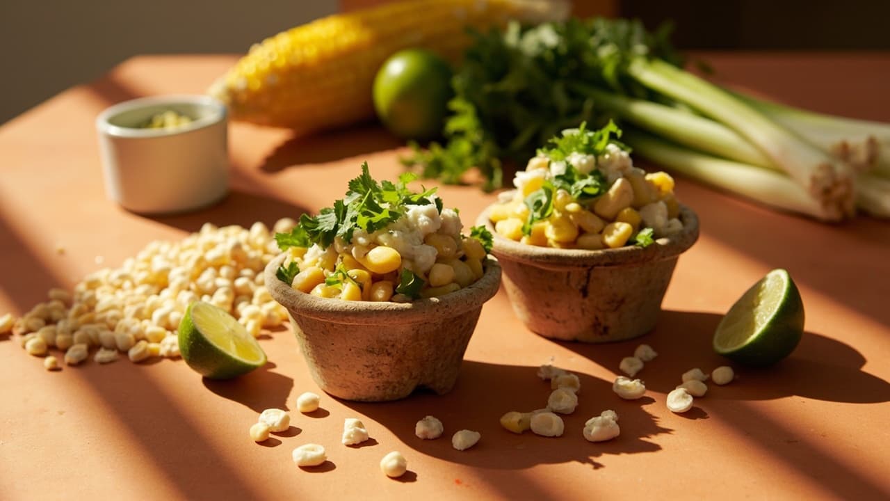 Esquites Portables con Frijoles Blancos