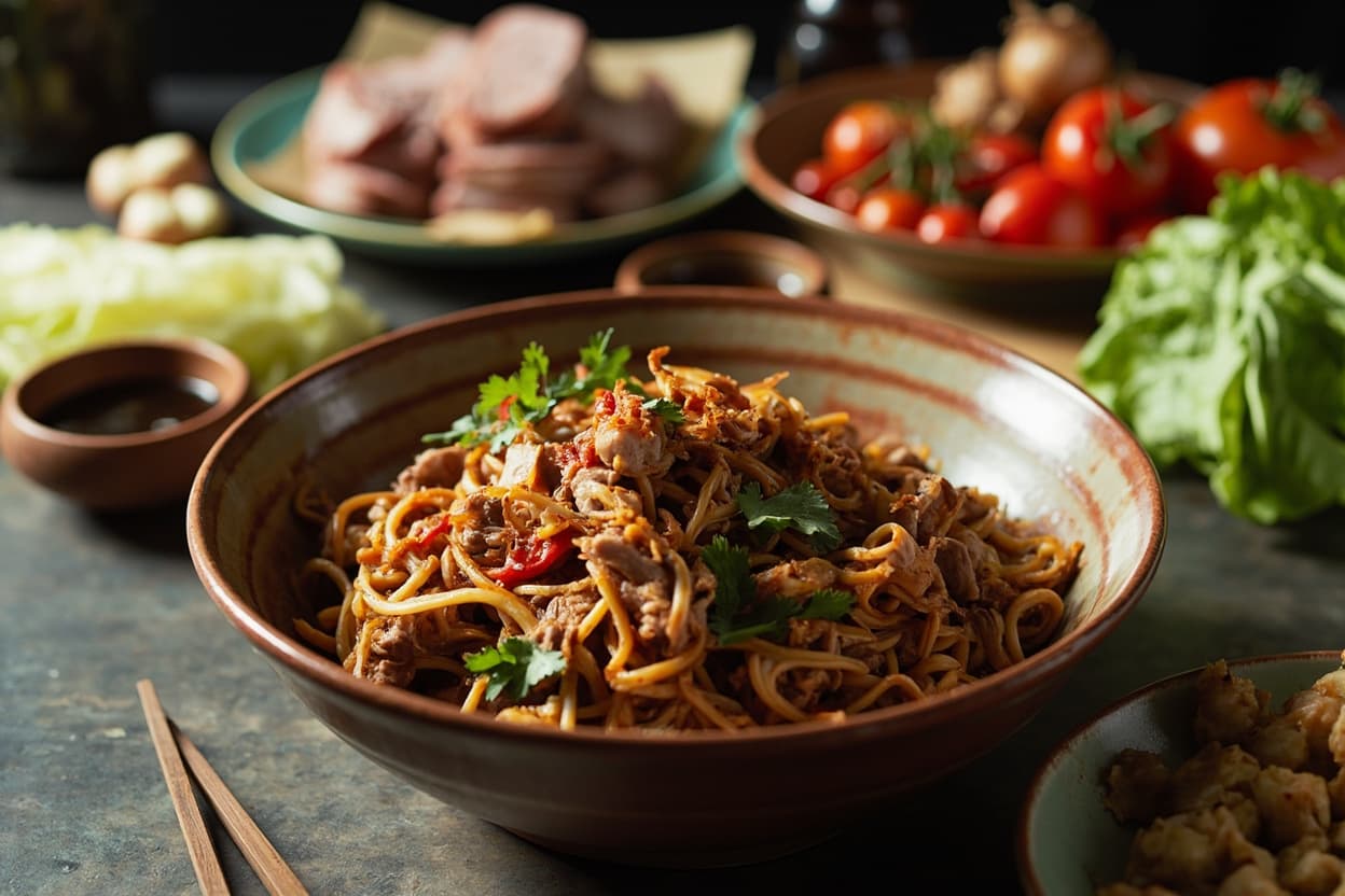 Fiery Pork and Cabbage Jeyuk Stir-Fry