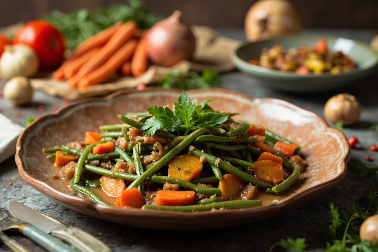 Fosolia Green Beans and Carrots
