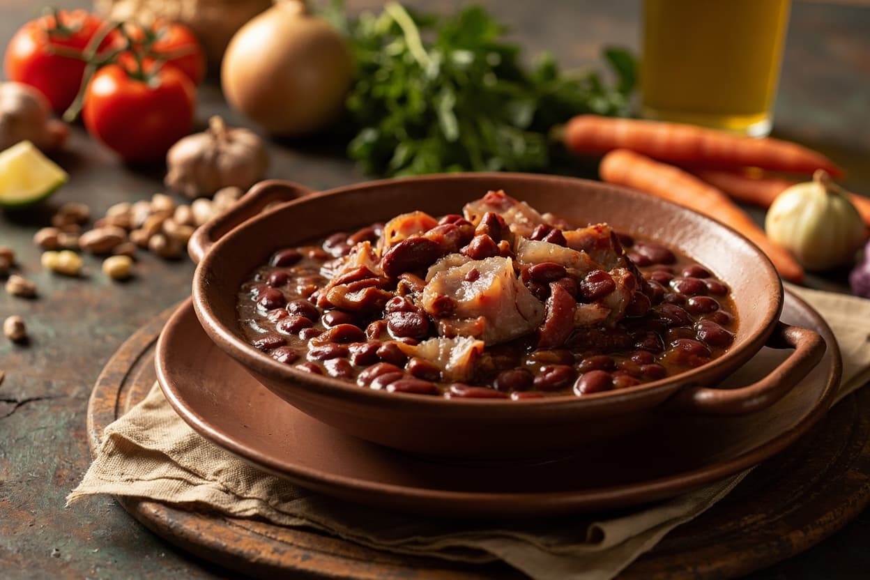 Frijoles Paisa Red Beans with Pork Belly
