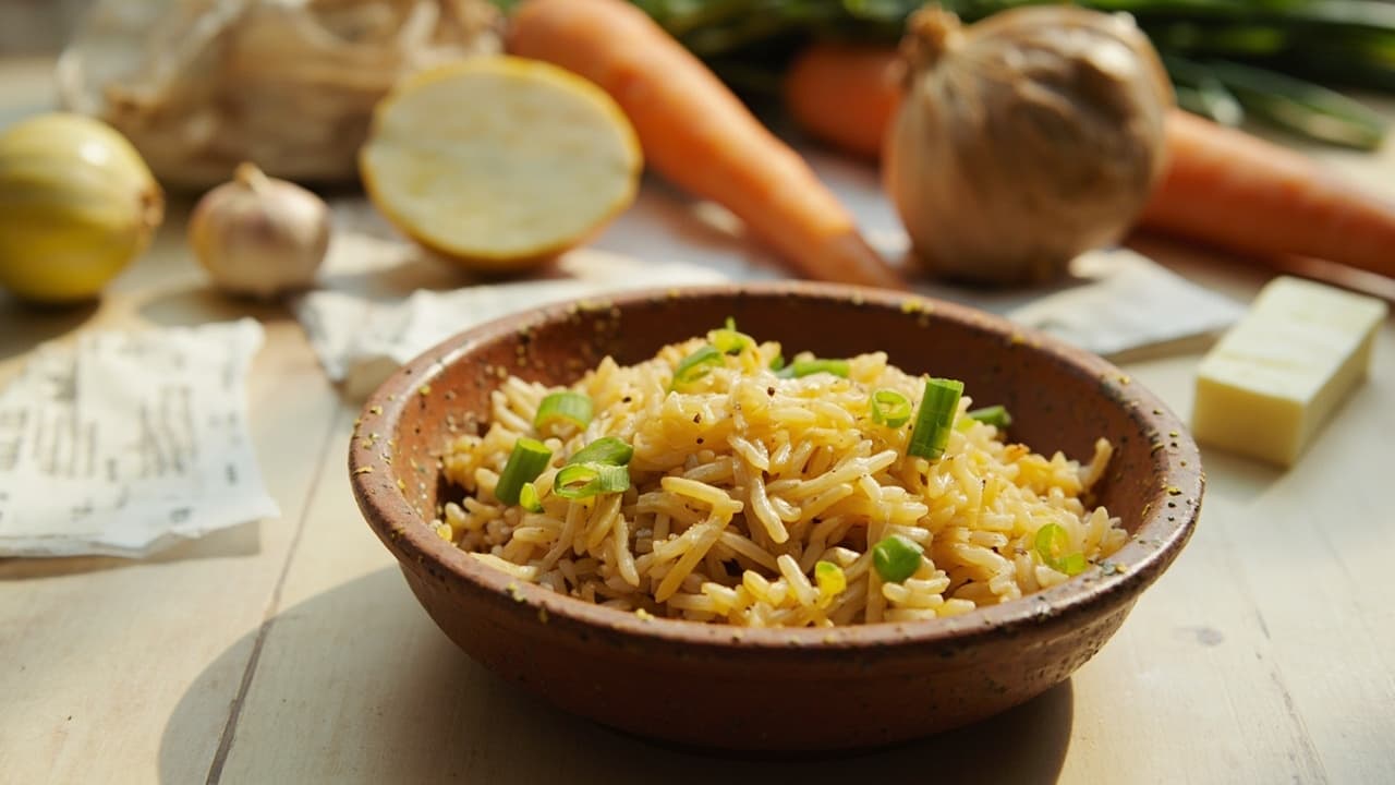 Garlic Butter Egg Fried Rice