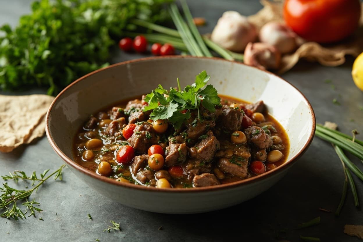 Ghormeh Sabzi: Herb and Kidney Bean Stew