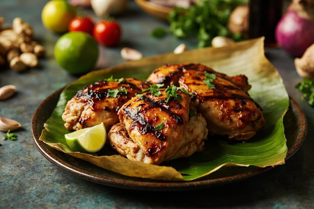 Grilled Soy-Lime Chicken Thighs