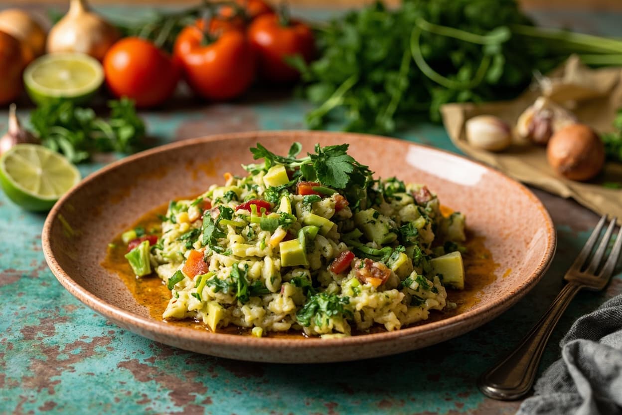 Guasacaca Avocado and Cilantro Salad