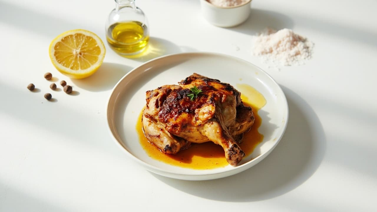 Hard-Browned Lemon Chicken Thighs