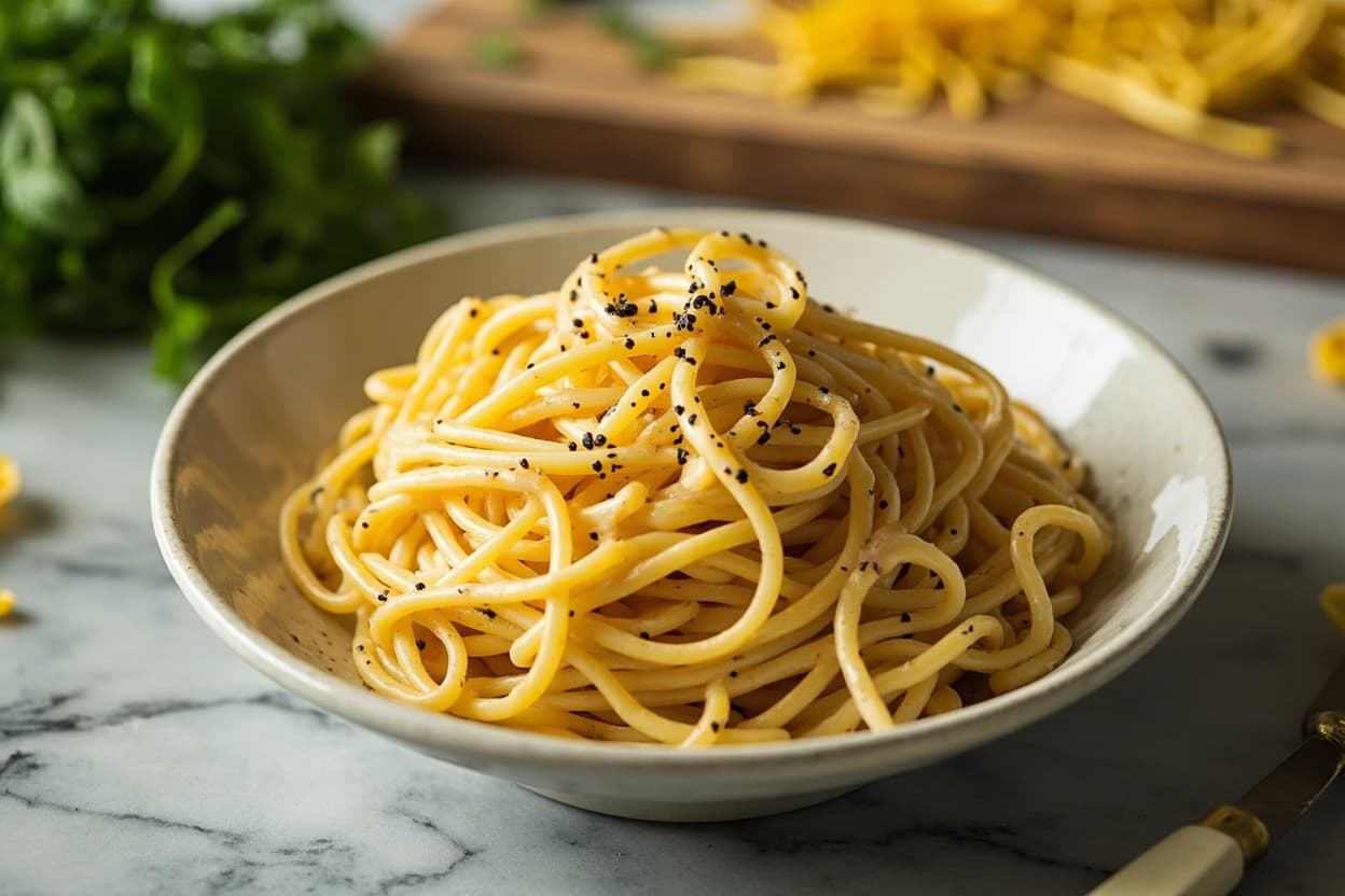 Instant Noodle Cacio e Pepe