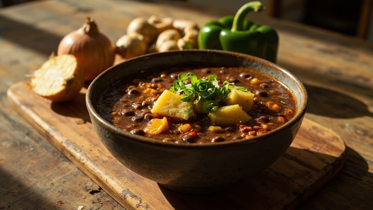 Island-Spiced Black Bean Soup
