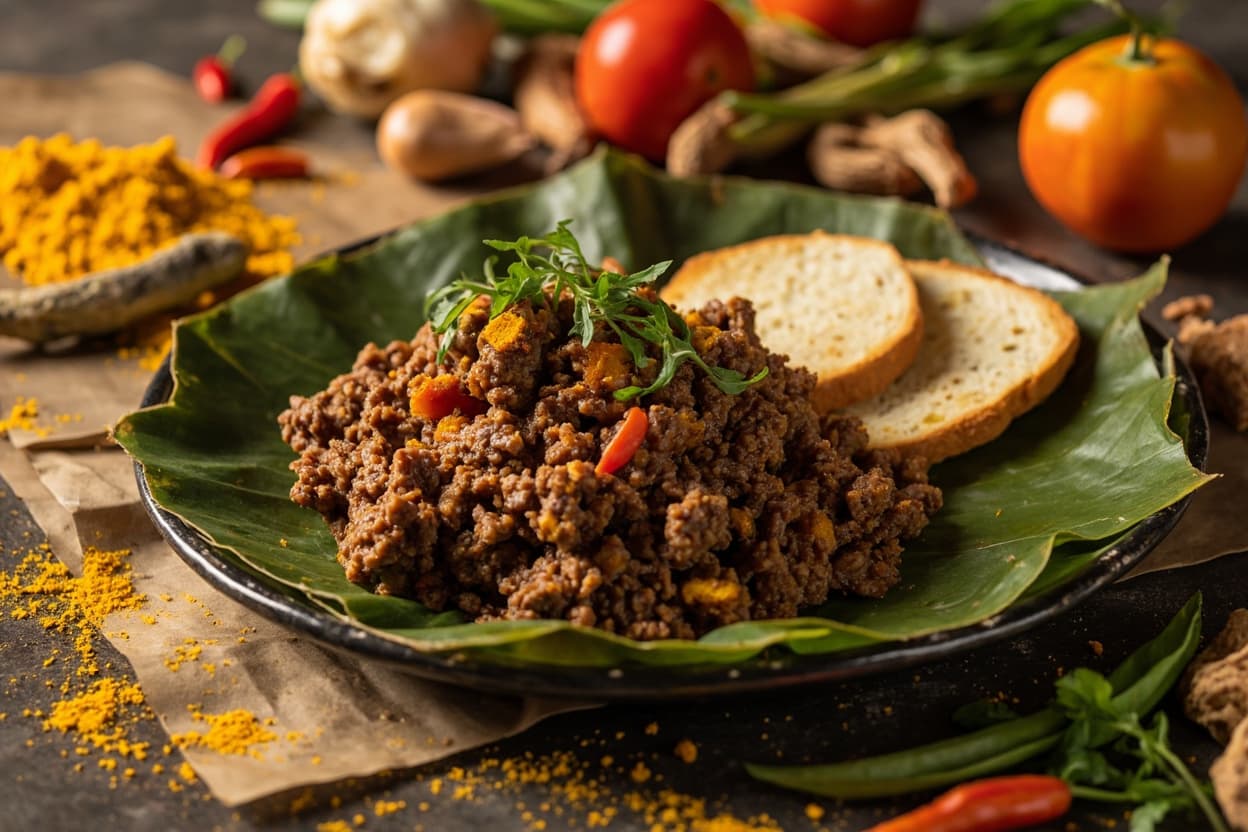 Jamaican Spiced Beef Patty Filling
