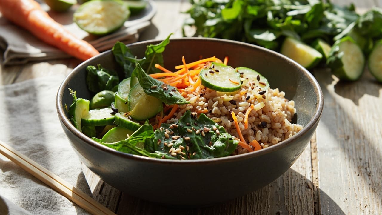 Japanese Seven-Grain Bowl with Edamame & Sesame