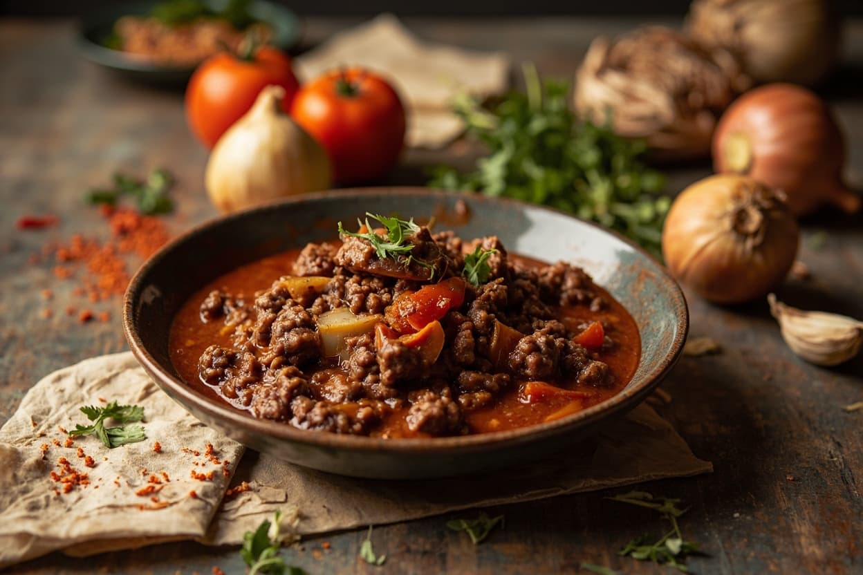 Key Wot Spiced Beef Stew