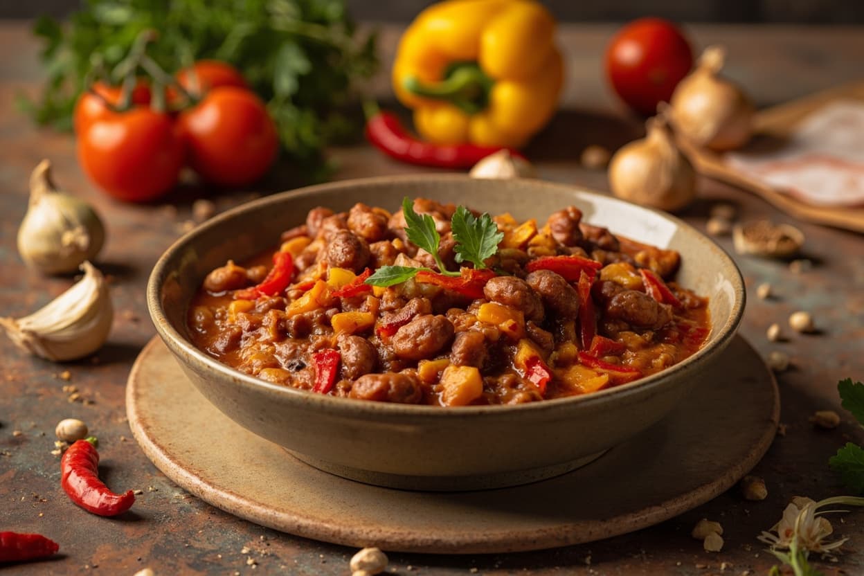 Kidney Bean and Pepper Chili