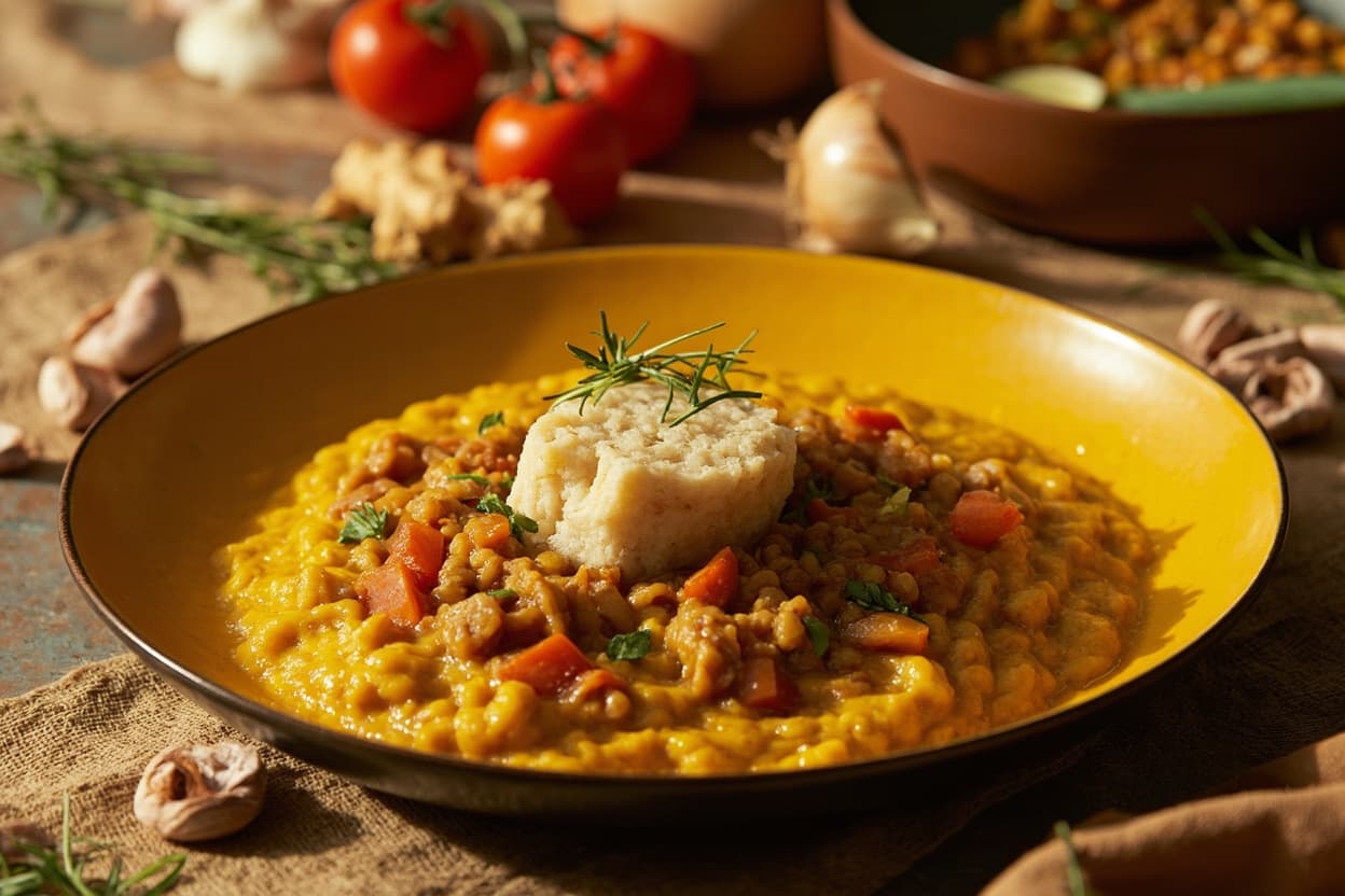 Kik Alicha Turmeric Lentil Stew