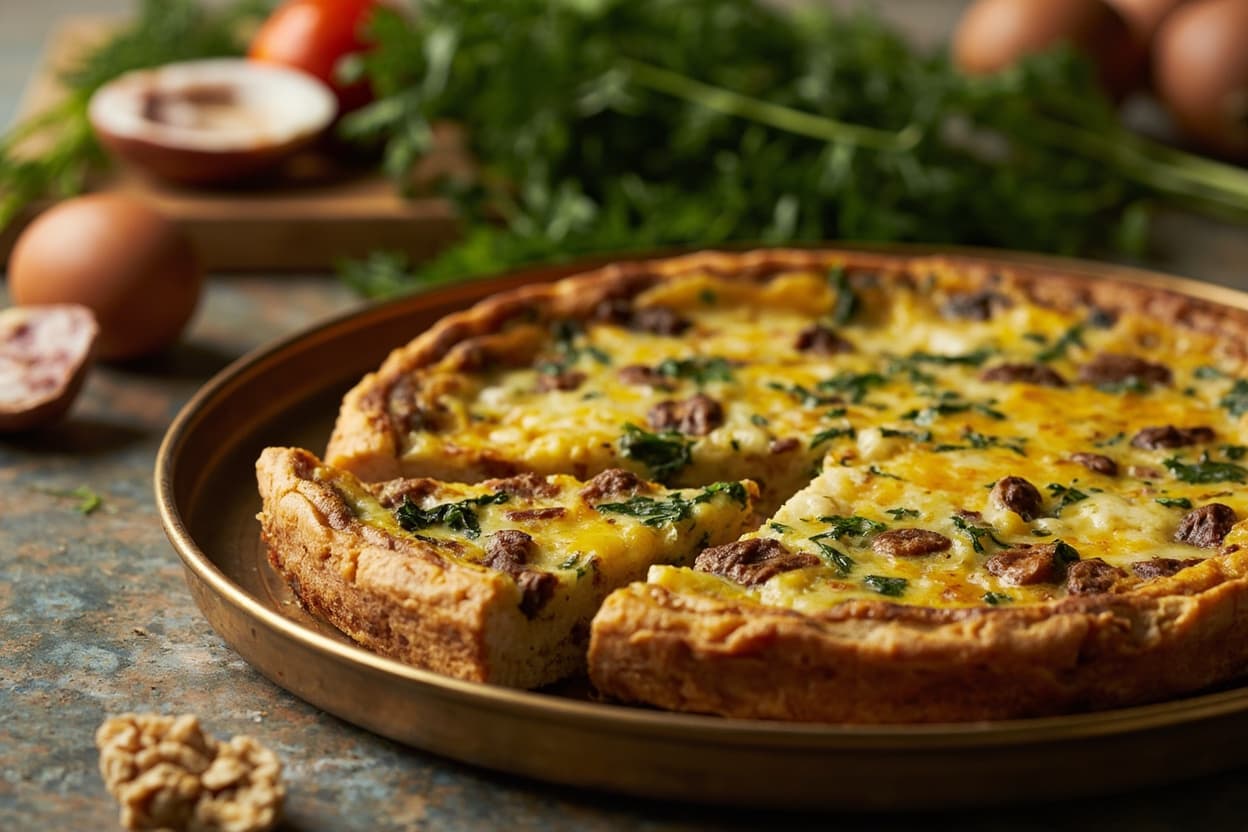 Kuku Sabzi: Persian Herb and Walnut Frittata