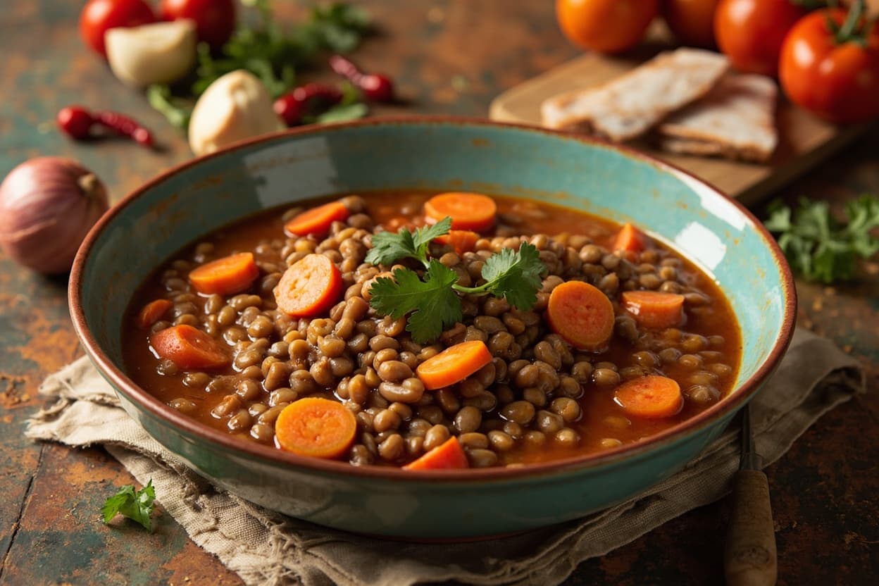 Lentejas Latin Lentil Stew with Carrot