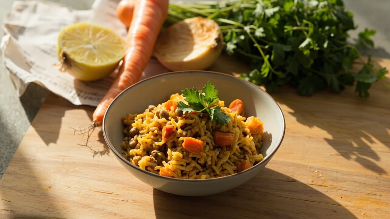 Lentil and Carrot Kitchari