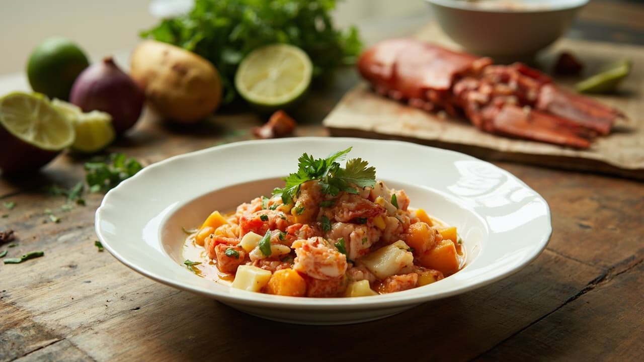 Lobster Ceviche with Lime and Cayenne