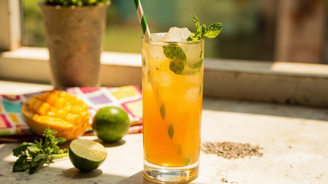 Mango Mint Tropical Fizz
