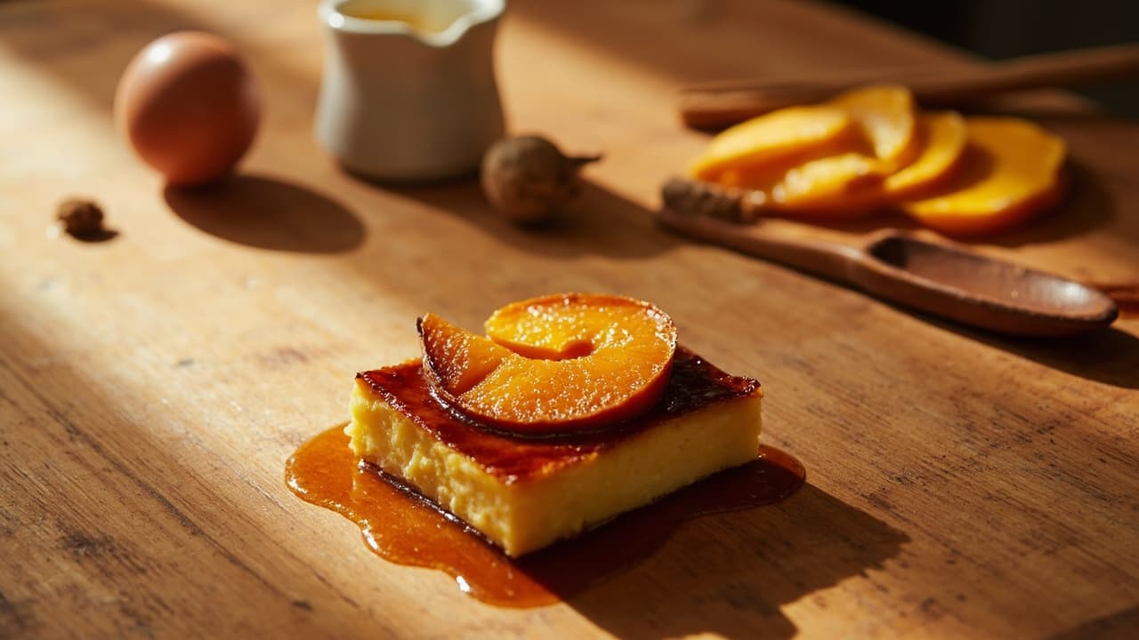 Maple‑Glazed Seared Pumpkin Custard