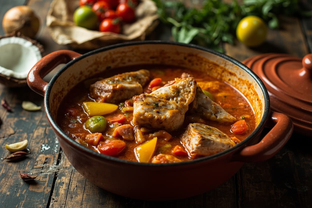 Moqueca de Peixe with Cod and Peppers