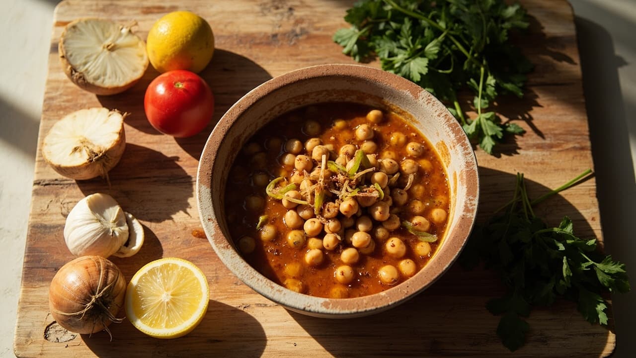 Moroccan Preserved Lemon and Chickpea Stew