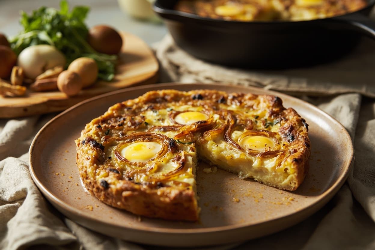 Onion and Egg Frittata