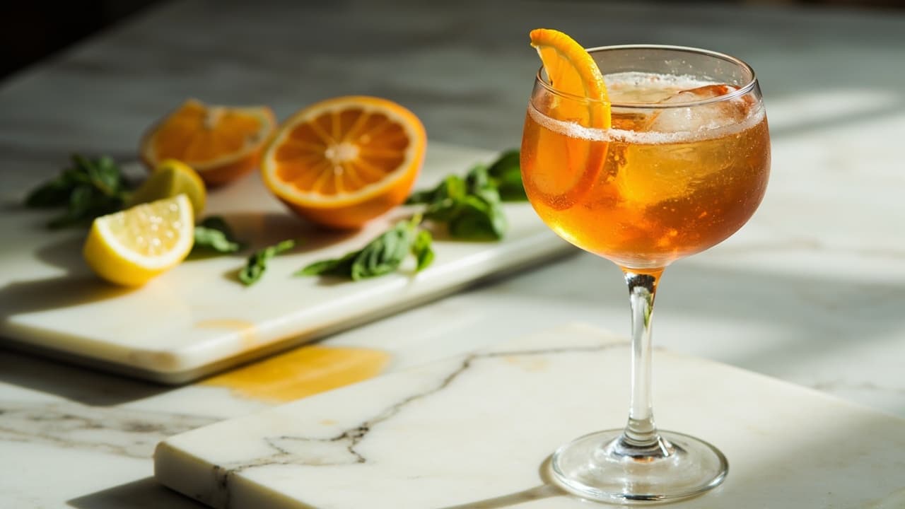 Orange & Basil Spritz