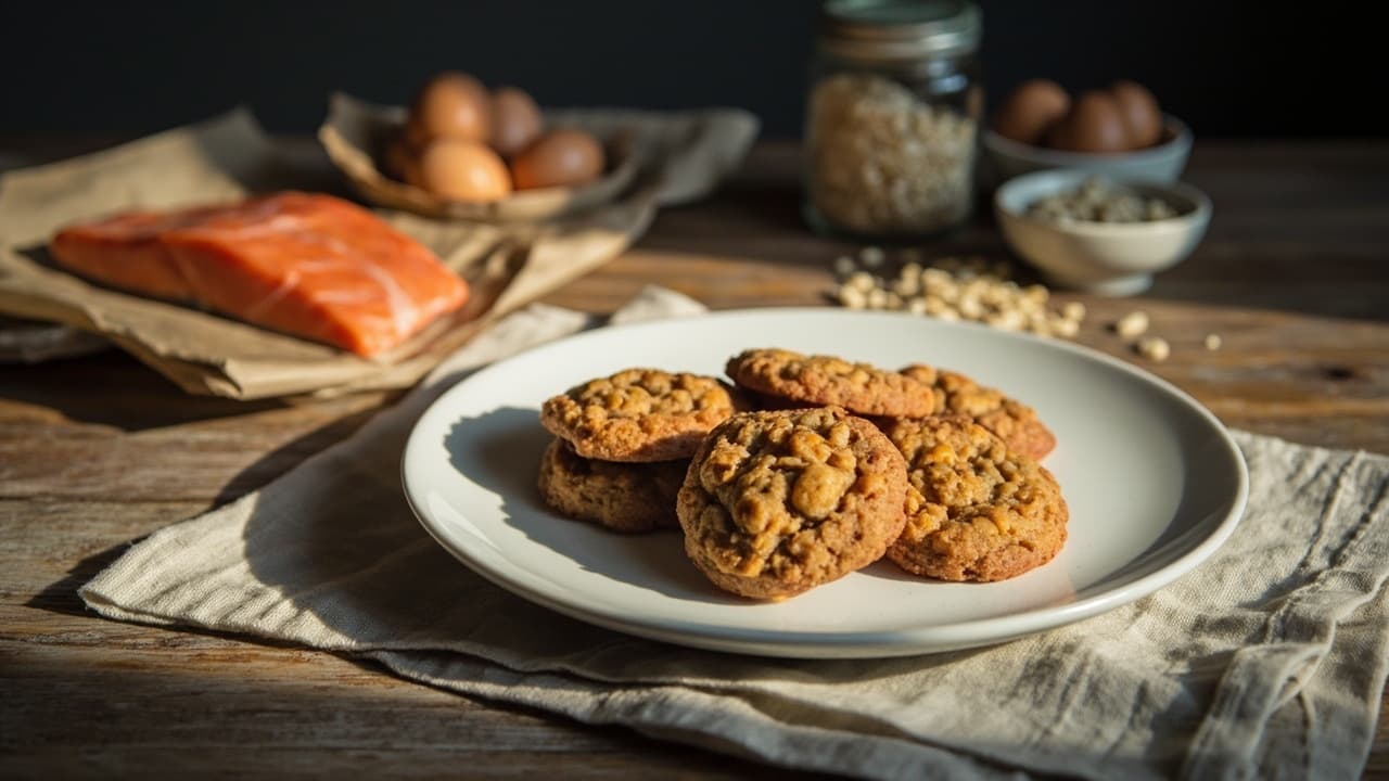 Pinto Bean & Salmon Cat Cookies