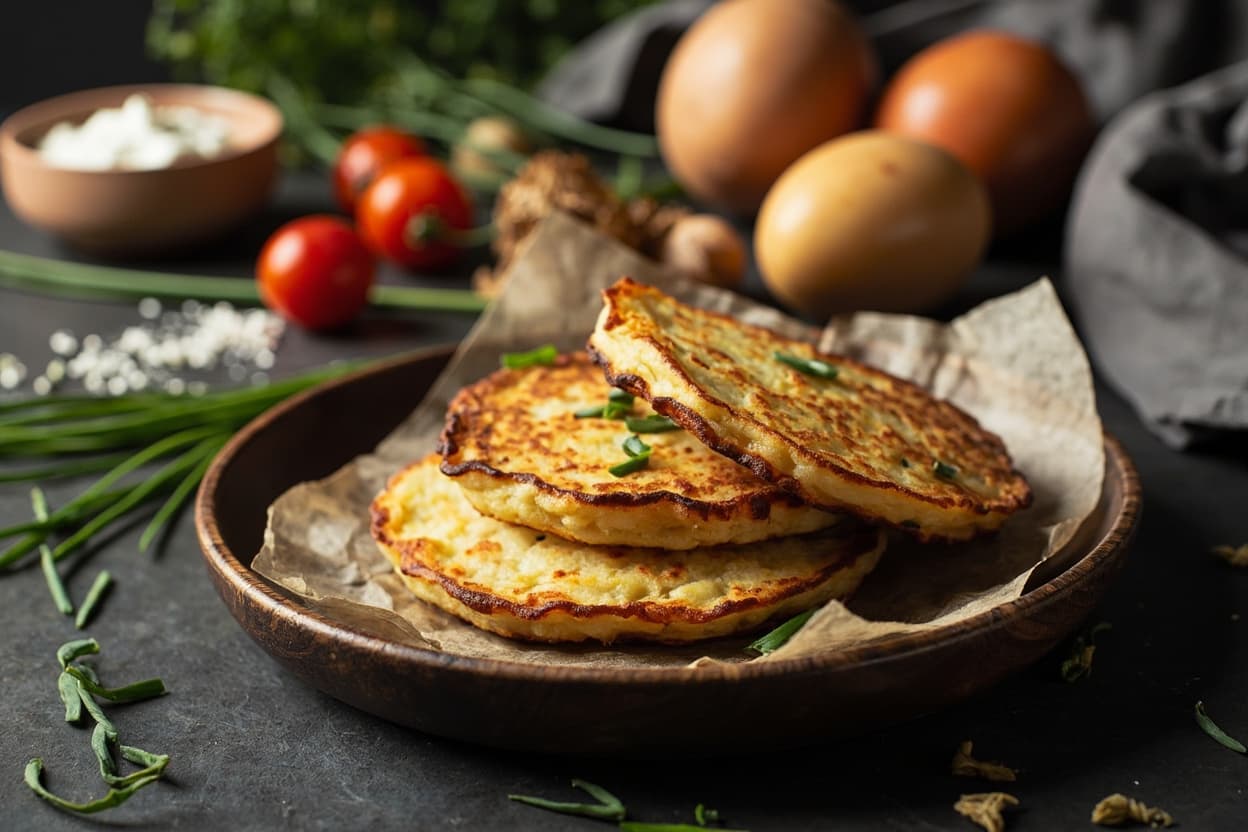 Placki: Crisp Potato Pancakes with Chives