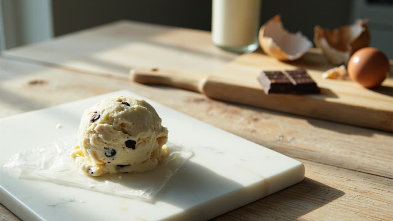 Ricotta and Chocolate Chip Gelato
