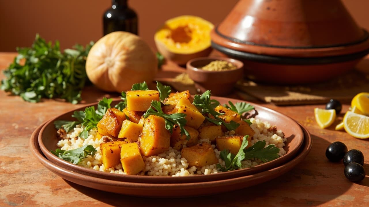 Saffron & Honey Roasted Butternut Squash Bites