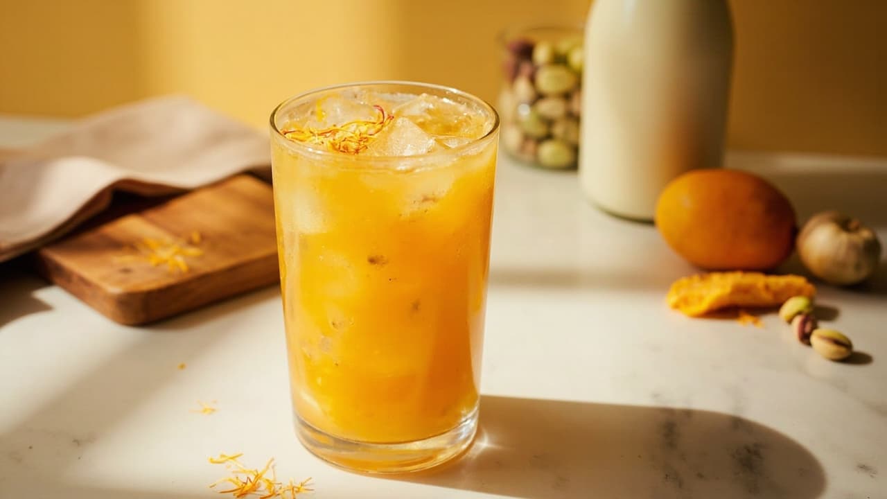 Saffron Mango Lassi
