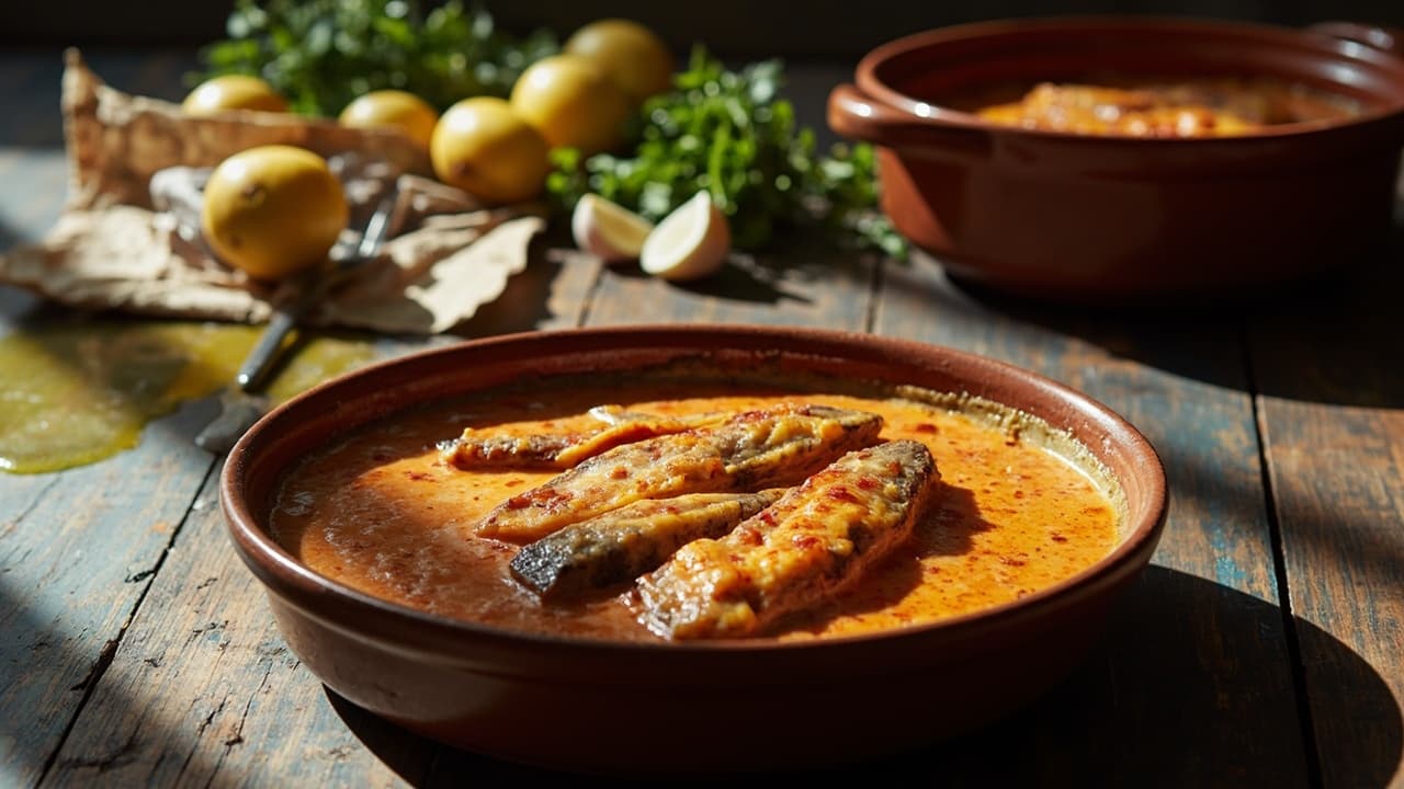Sardine and Potato Bake with Smoked Paprika
