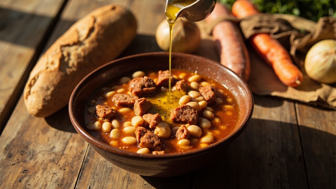 Sausage and White Bean Stew with Smoked Paprika