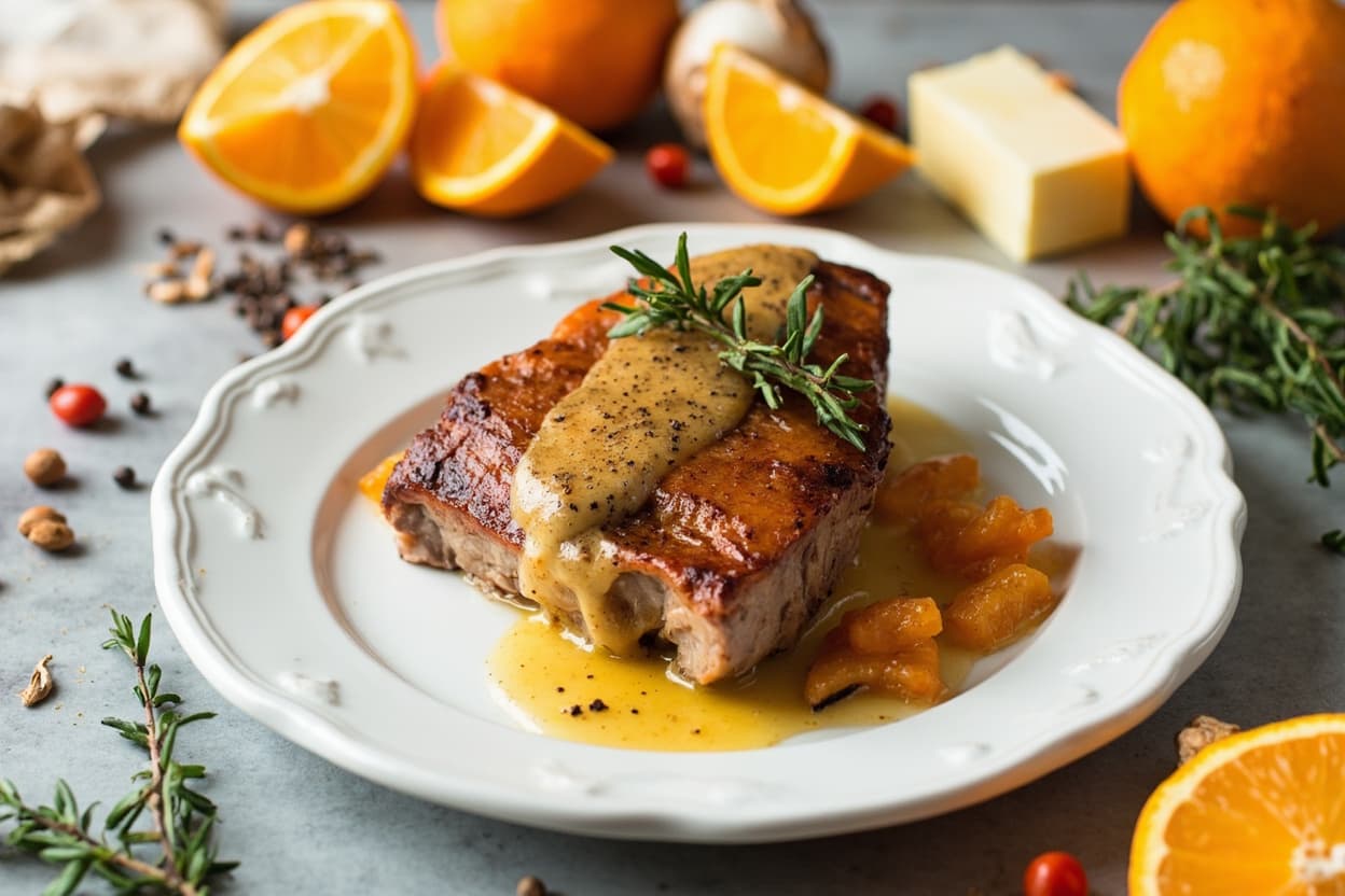 Seared Duck Breast with Orange