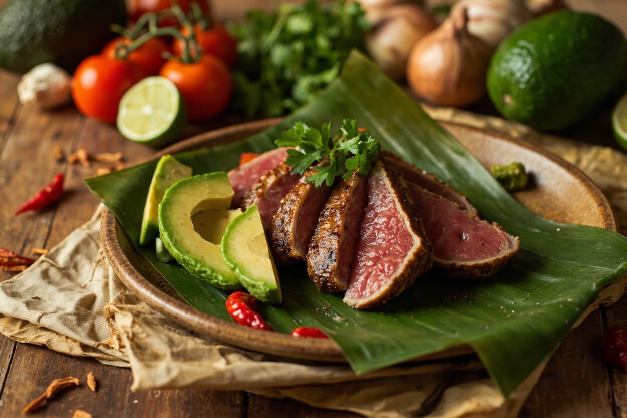 Seared Tuna with Avocado and Lime