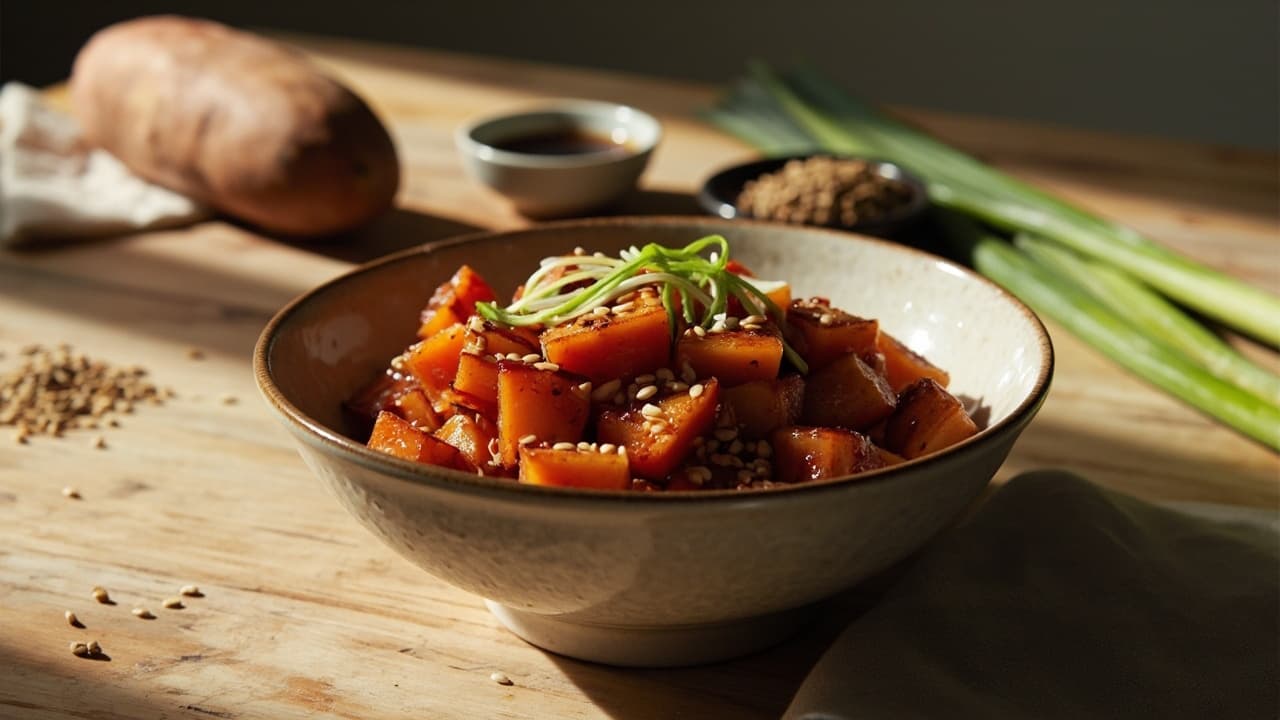 Sesame Sweet Potato