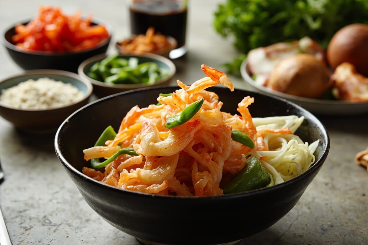 Shrimp and Vegetable Tempura Bowl