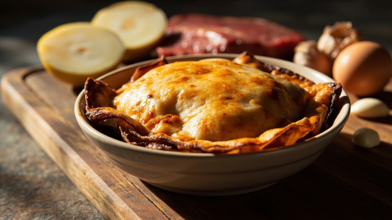 Smoked Paprika Beef Turnover with Caramelized Onion