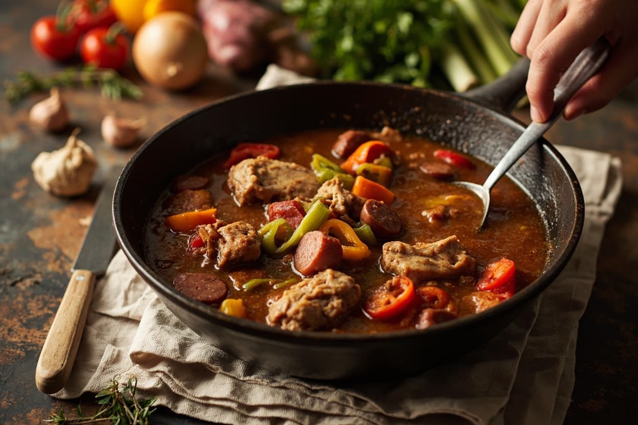 Smoky Chicken and Sausage Gumbo