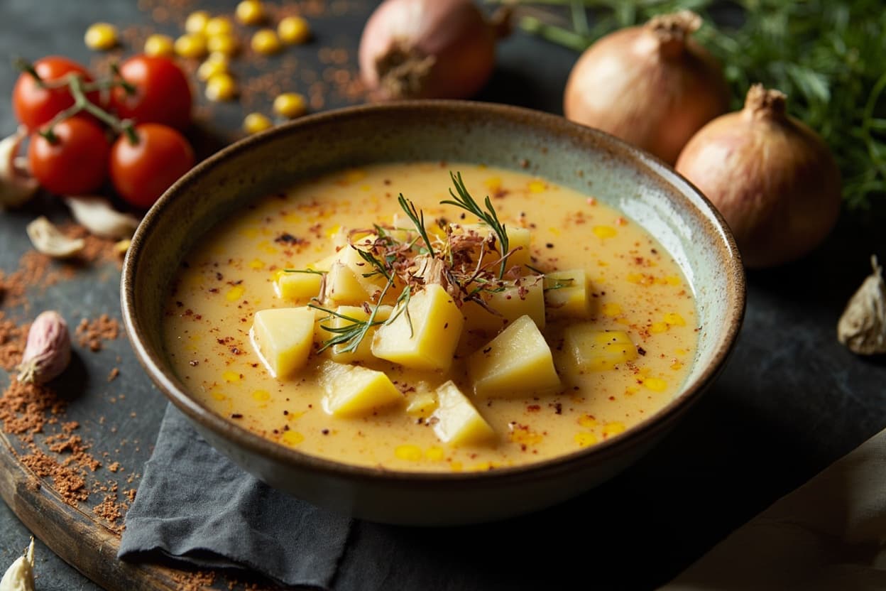 Smoky Corn and Potato Chowder