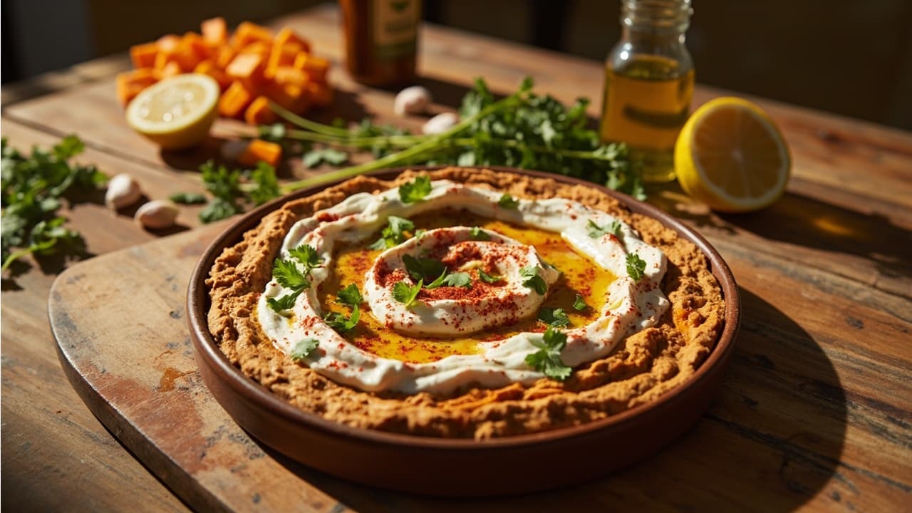 Smoky Pinto Bean and Butternut Squash Dip