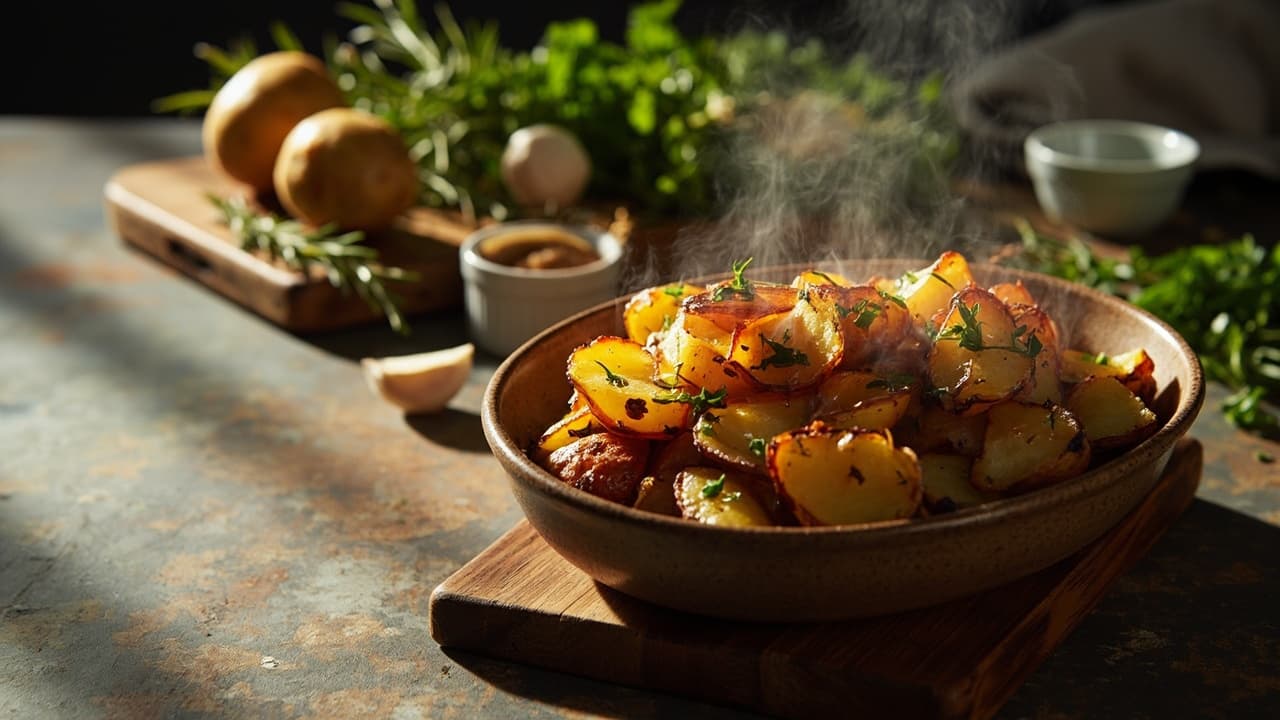 Smoky Roasted Potato Pack with Garlic and Fresh Herbs