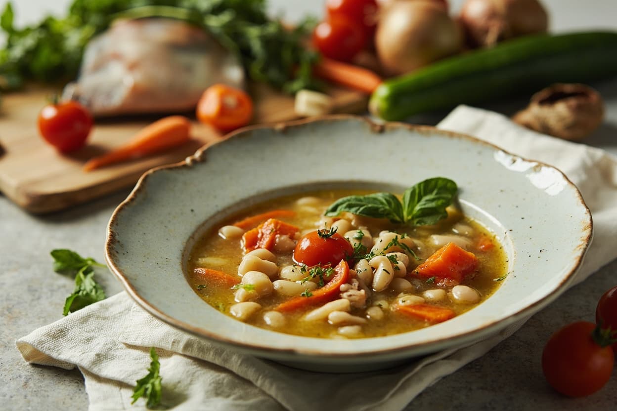 Soupe au Pistou with White Beans