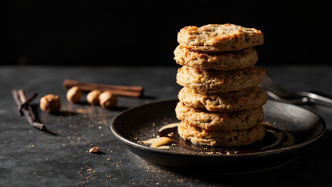Speculoos Buckwheat Financier Stack